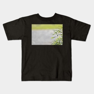 Bamboo Leaves Border Kids T-Shirt